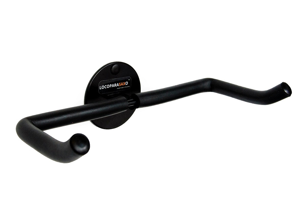 black horizontal trumpet stand by locoparasaxo product photo